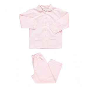 Pigiama leggero PACK Pigiama leggero mamma e bimba DONNA BAMBINA riga bianca e rosa