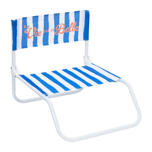 Chaise De Plage Dolce Vita Bleu - Lot De 6