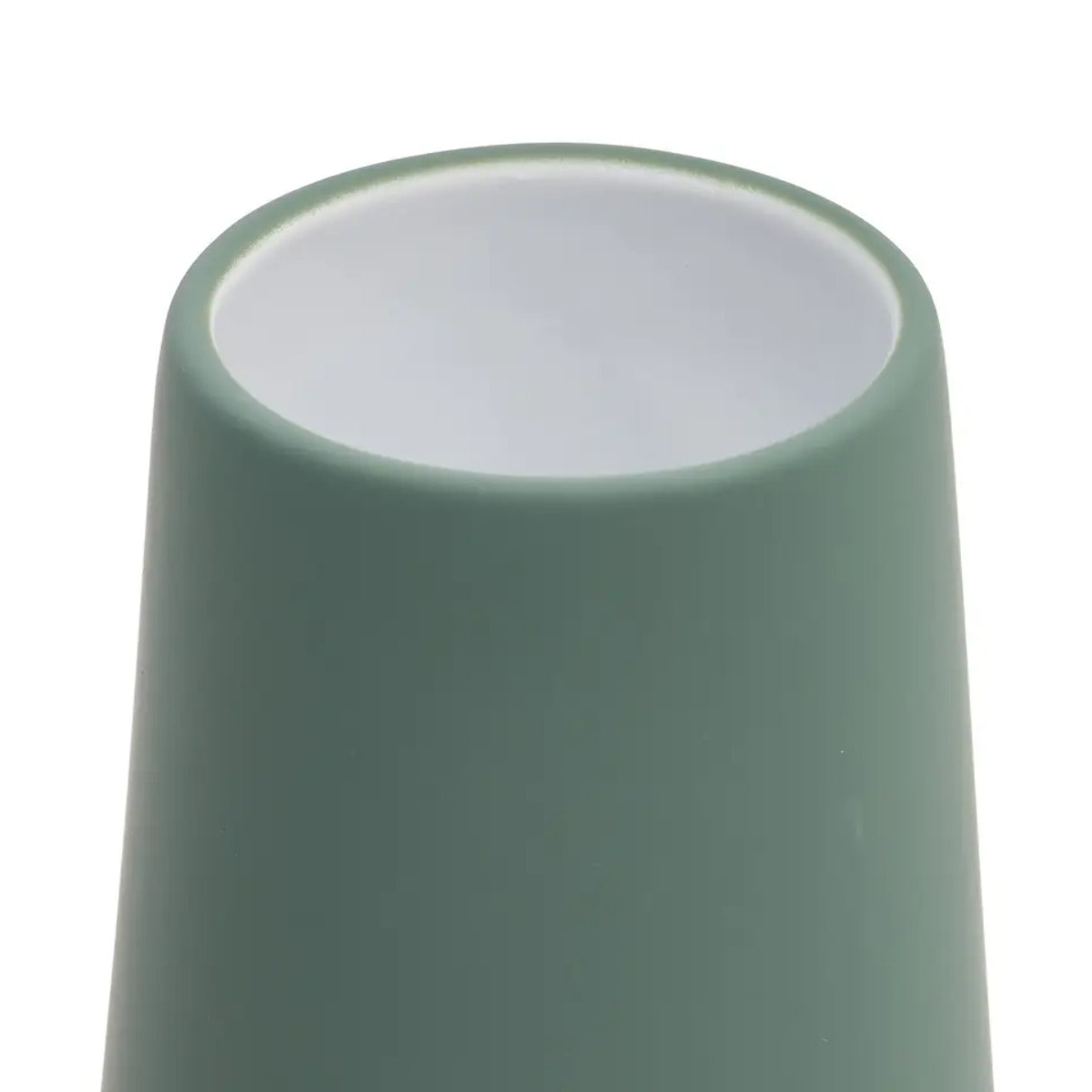 Porte-brosse à dents Colorama rond D.8xH.12cm vert