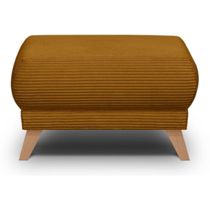 Pouf en velours côtelé - LARIA