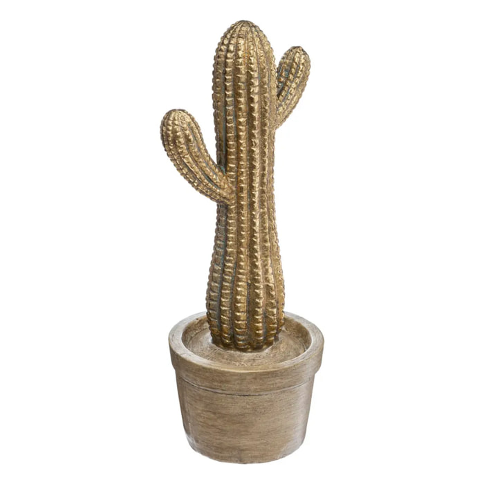 Cactus - résine - doré - 11 - 5x30 cm