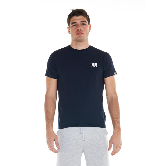 T-shirt in cotone da uomo a maniche corte Leone Basic