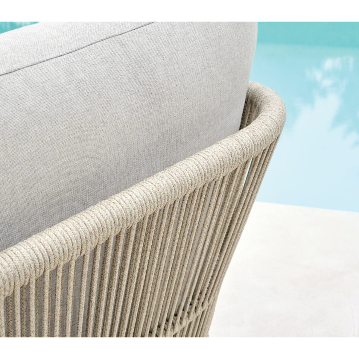 Salon de jardin en aluminium - 5 places - PALAWAN