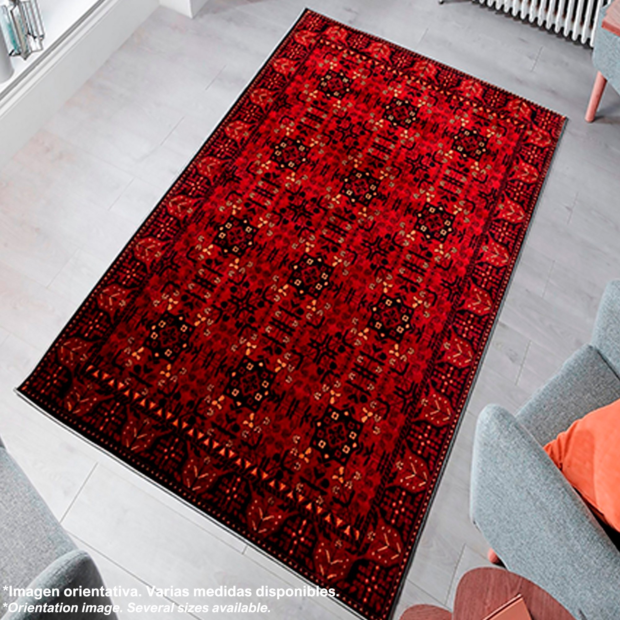 Alfombra de Poliester estampada 180 x 280cm