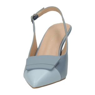 Décolleté sling back Donna Tata Italia Blu