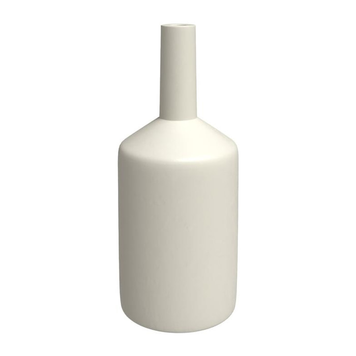 Vase blanc Azeline en terre cuite H47cm