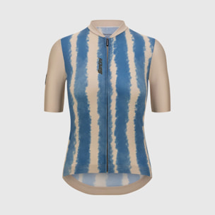 Bambu Women's Short Sleeve Jersey - Azzurro