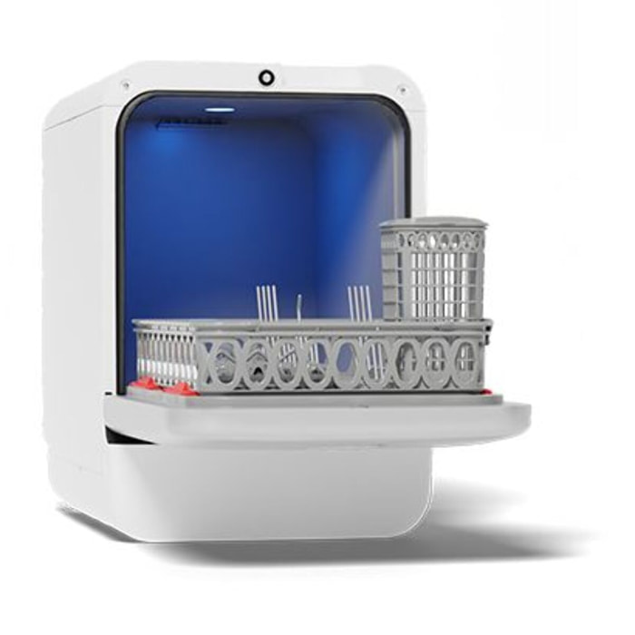 Mini lave vaisselle DAAN TECH Bob - Gris argent