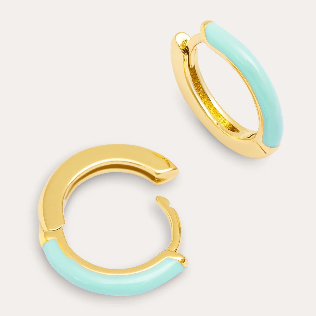 Orecchino Sky Enamel Placcato Oro