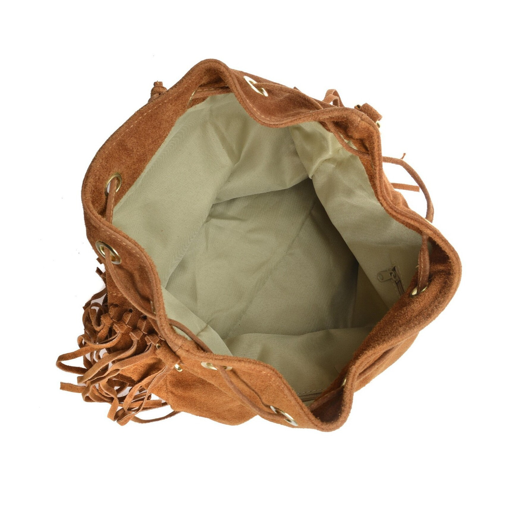 Borsa a tracolla Anna Luchini Cammello