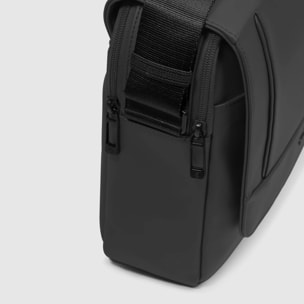 Piquadro Borsa messenger porta iPad® in tessuto gommato resistente all'acqua