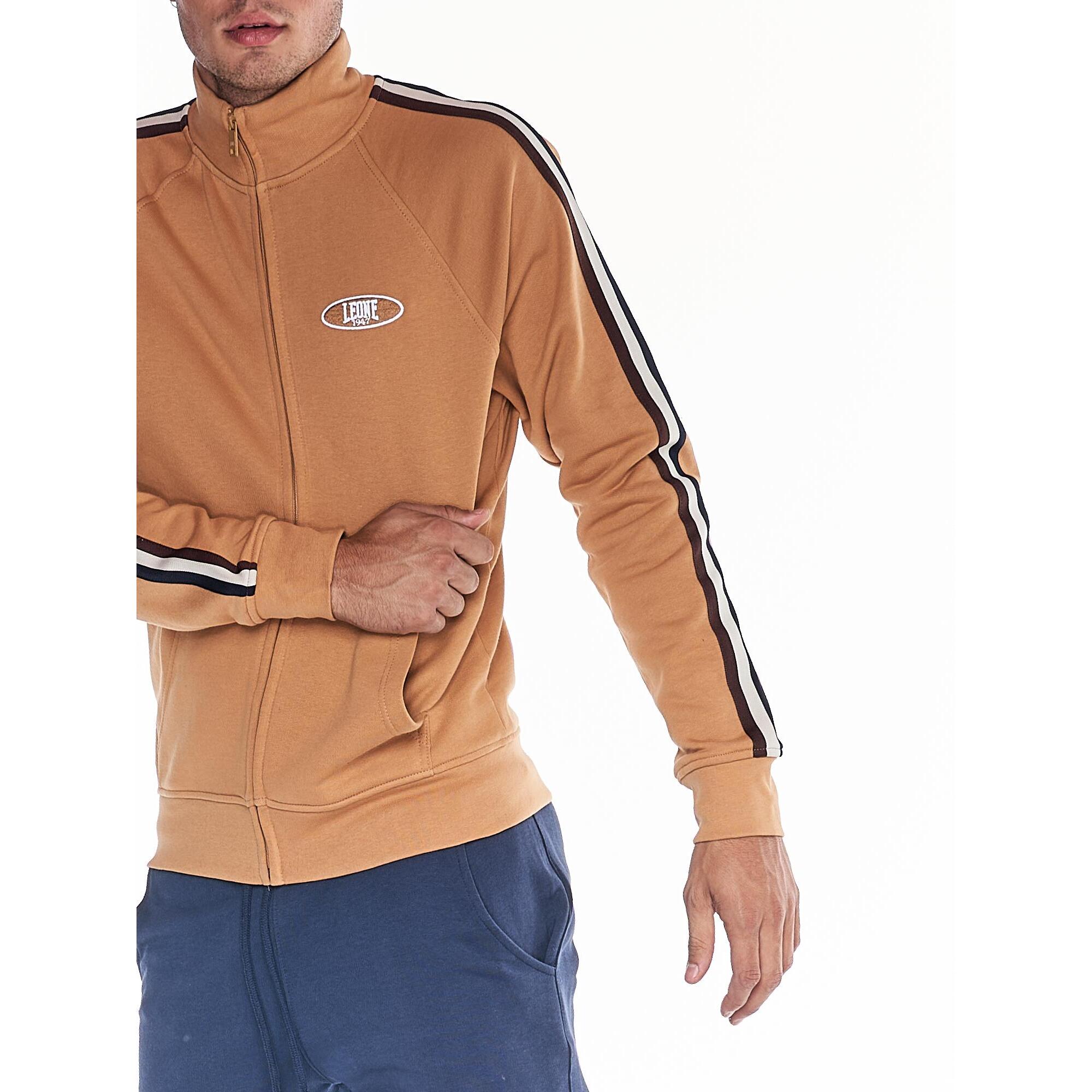 Tuta uomo full zip collo alto linea Earth Tones
