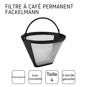 Filtre à café réutilisable GR4 Fackelmann