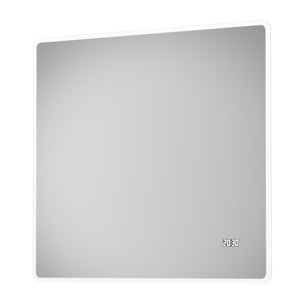 Miroir salle de bain LED rectangulaire auto-éclairant 80x70cm - Ulysse LED 80