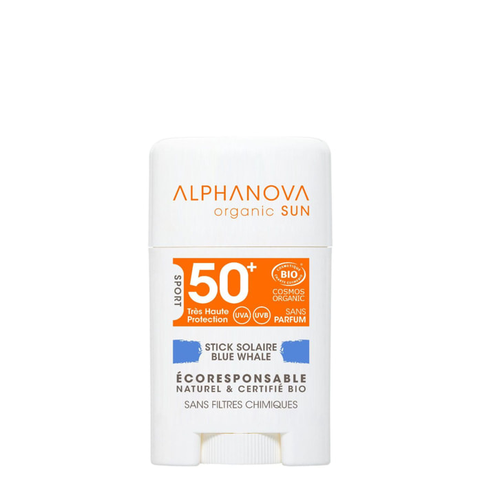 Sun SPF50+  - Stick Solaire Visage - Bleu 12 g