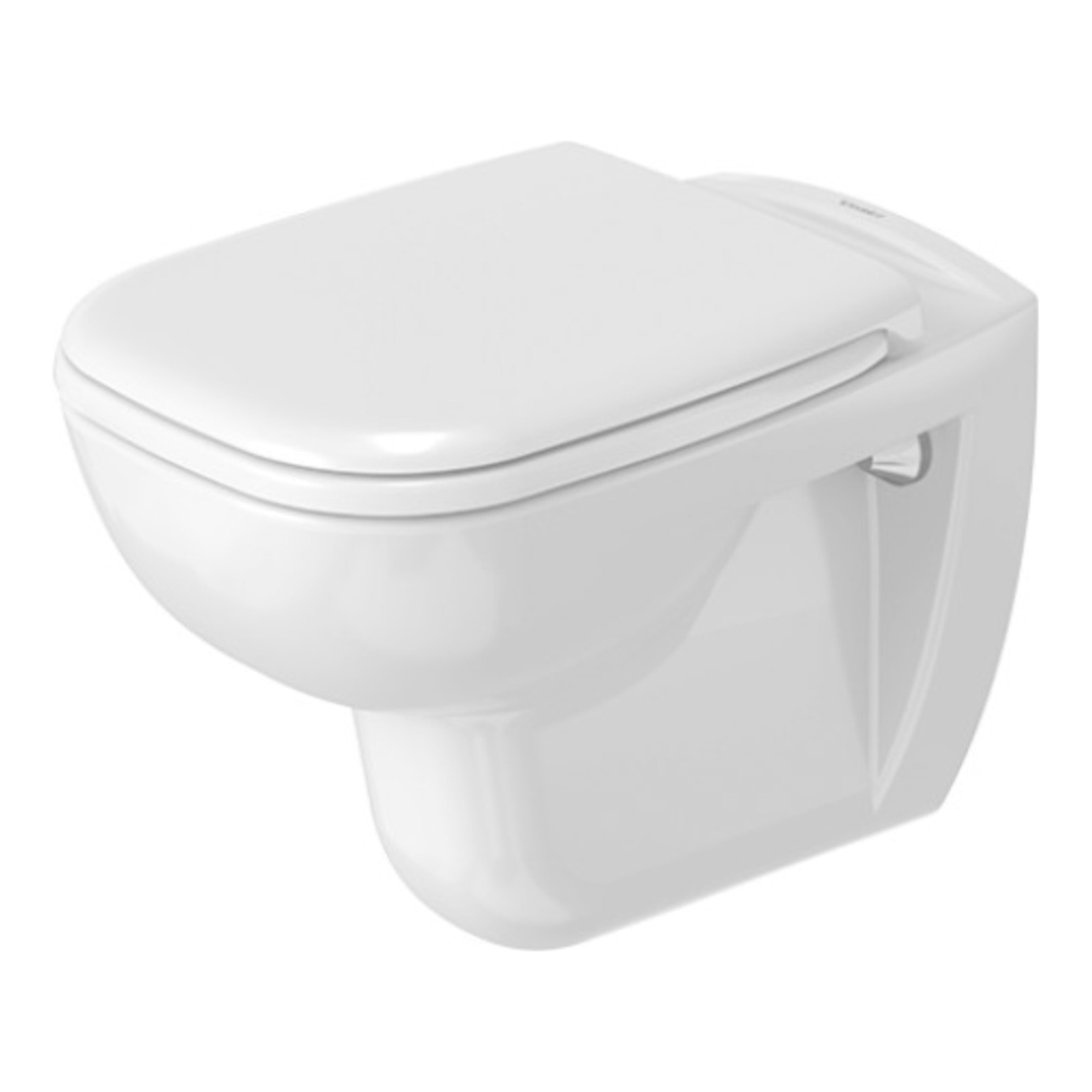 WC suspendu DURAVIT D-code avec abattant frein de chute inox