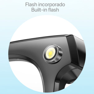 Occhiali intelligenti GS380, con fotocamera, controllo musicale, assistente vocale, cambio di colore automatico.