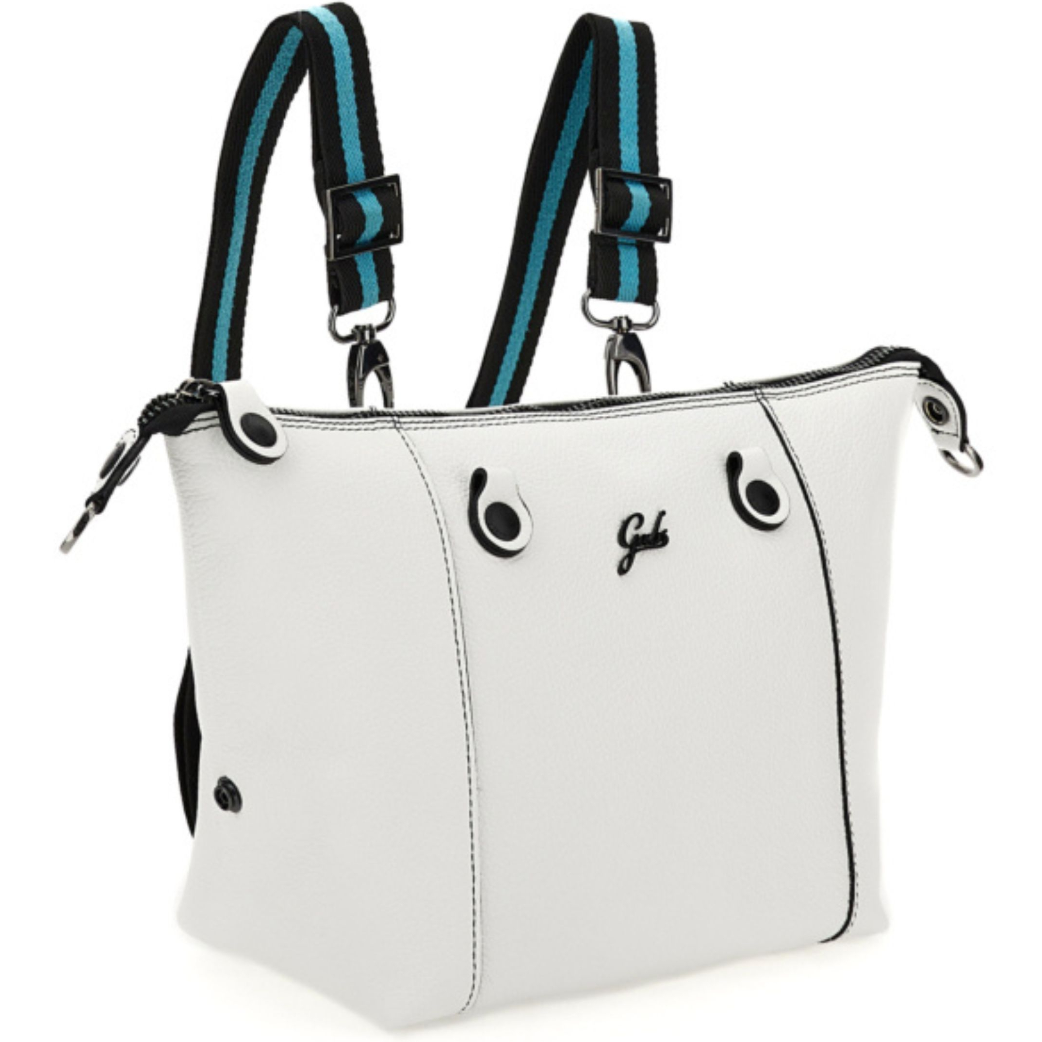 Borsa Donna GABS Bianco G3 PLUS M RUGA BLACKC1014