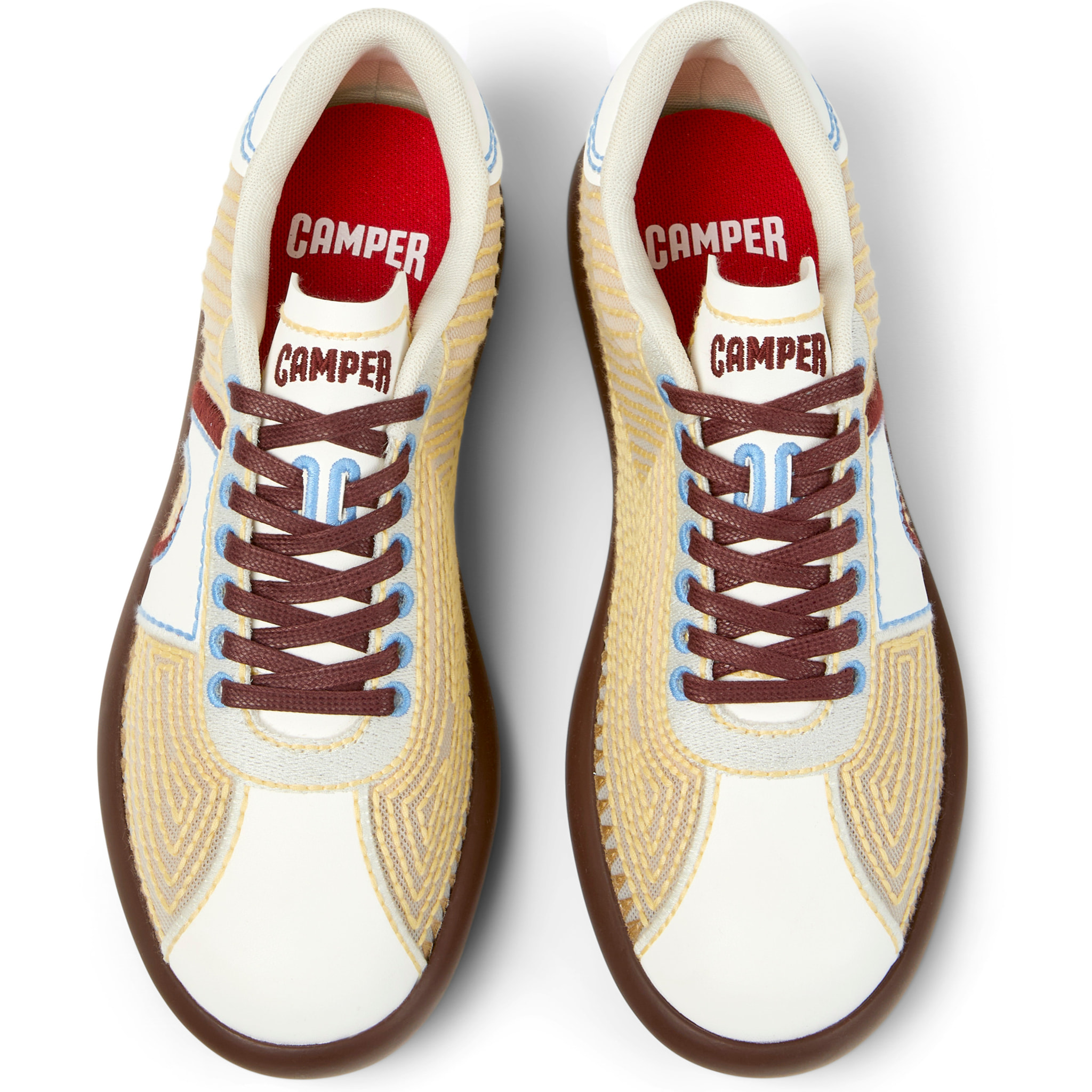 Sneakers - CAMPER Pelotas Soller - Giallo - Tessuto tecnico
