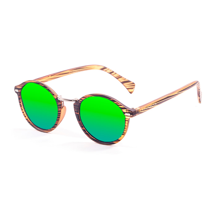Gafas de sol PALO ALTO MARYLAND - Franja marrón / Revo verde