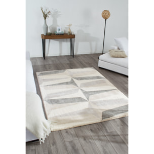 KARENA - Tapis moderne design géométrique en polypropylène