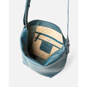 Bandolera BIBA Utah Cream Out de piel