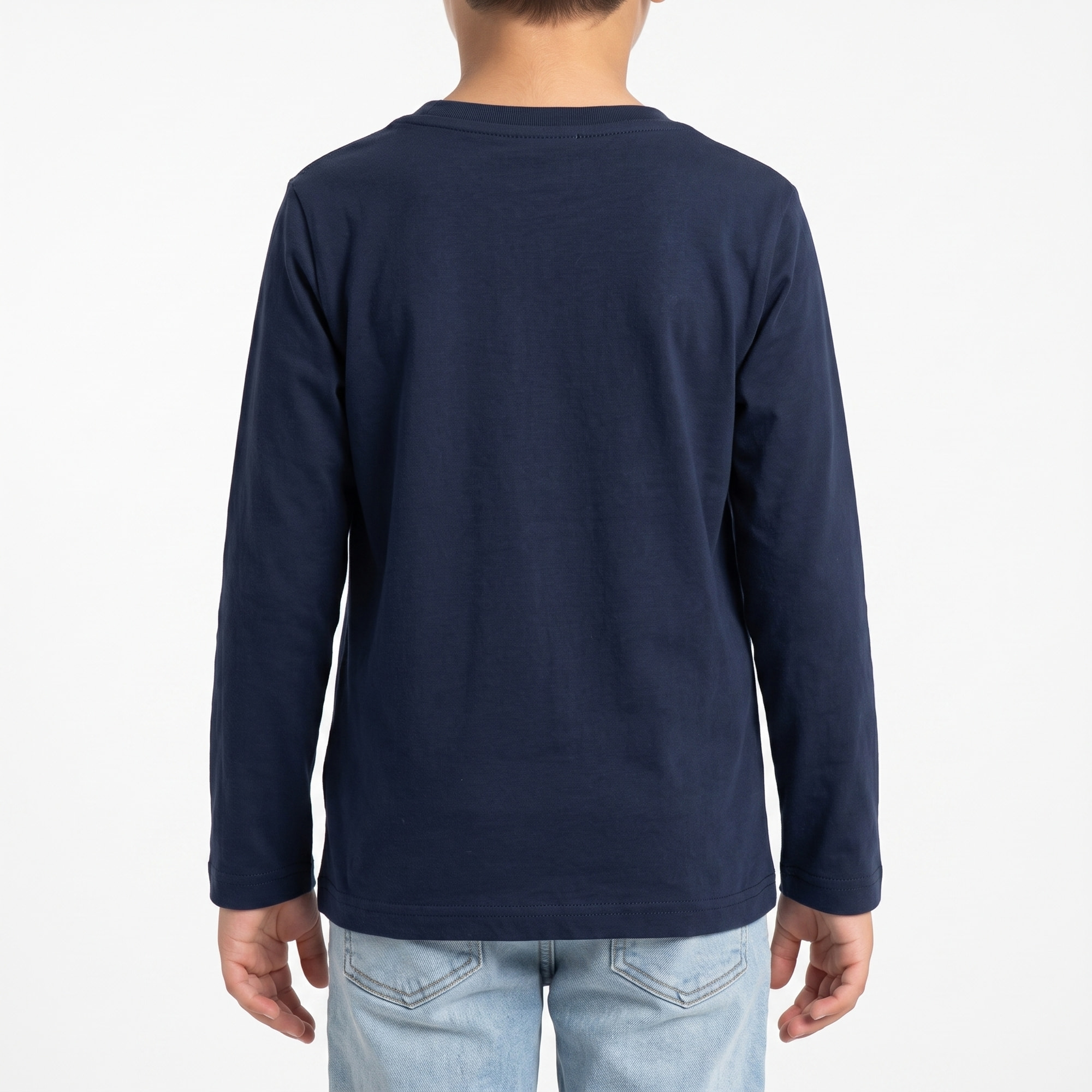 T-shirt maniche lunghe con stampa logo