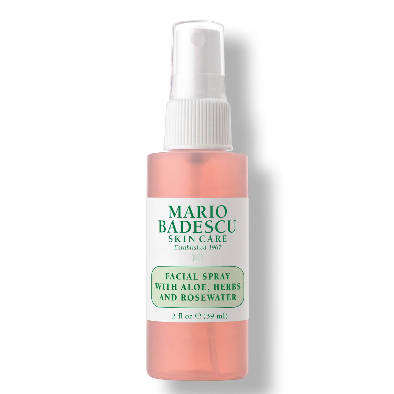 Facial Spray with Aloe, Herbs & Rosewater - Spray visage à l'aloe vera, plantes aromatiques et eau de rose 59 ml