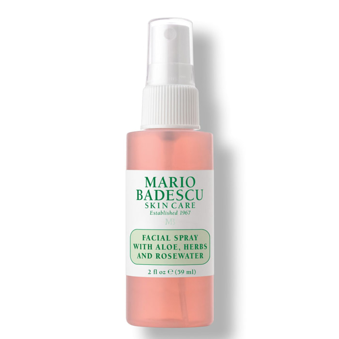 Facial Spray with Aloe, Herbs & Rosewater - Spray visage à l'aloe vera, plantes aromatiques et eau de rose 59 ml