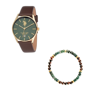 Cofanetto orologio e bracciale U.S. Polo Assn.