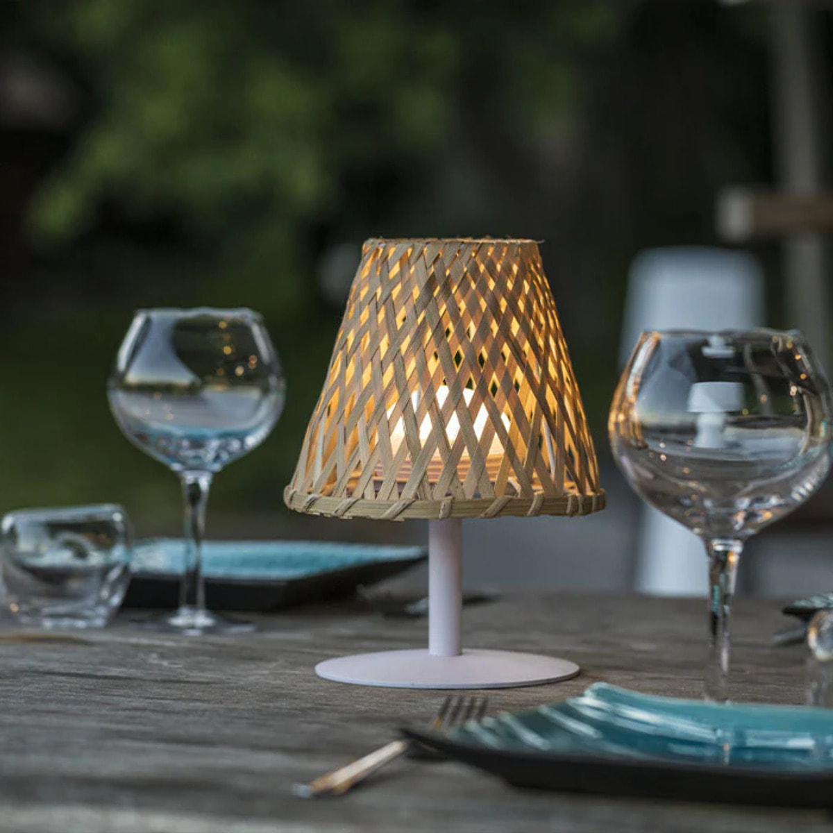 2 Lampes de table sans fil IBIZA H26cm