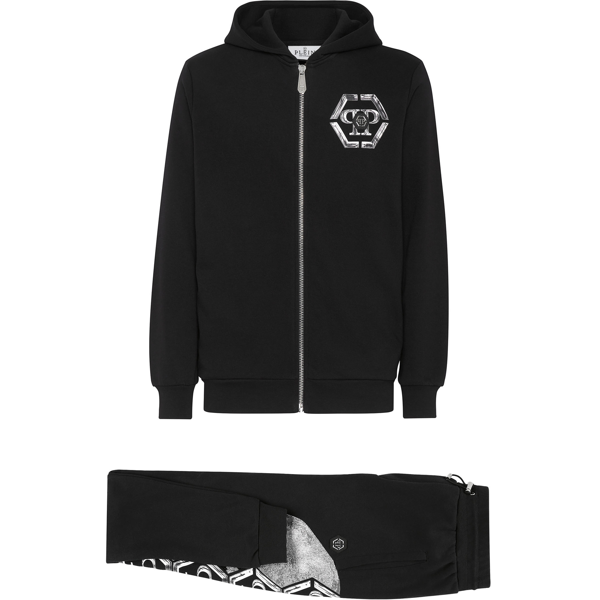 PHILIPP PLEIN Tracksuit: Hoodie & Trousers SKULL AND PLEIN