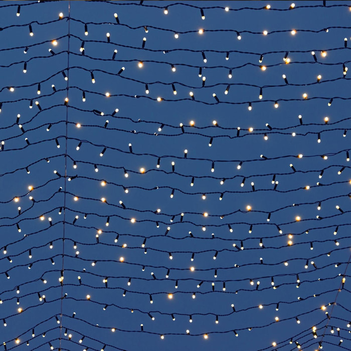 2 Guirlande solaire YOGY 200 LED 16.3M