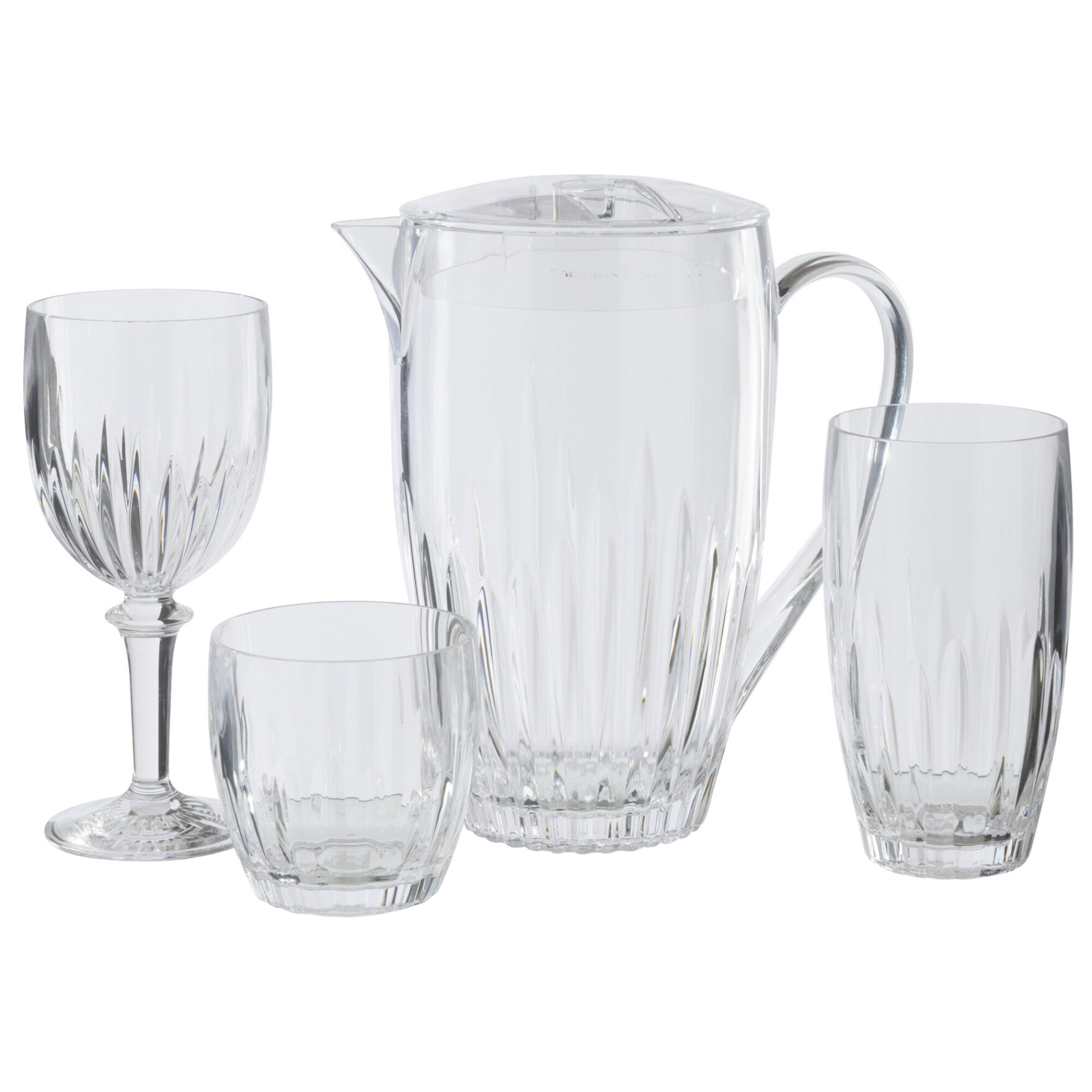 J-line Carafe Acrylique - plastique - transparent