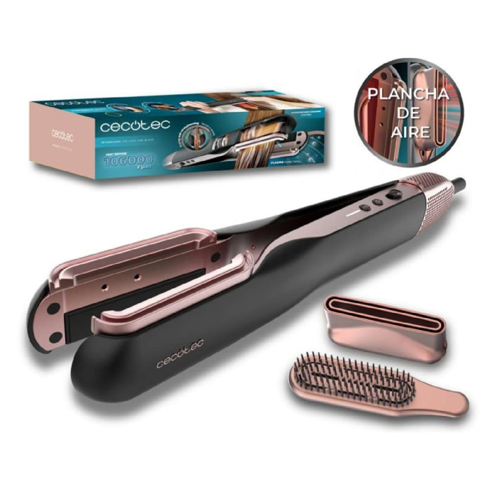 Cecotec Lisseur séchant RitualCare Air Lisse 2in1 Black