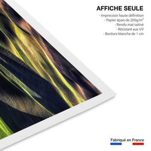 Affiche ""Champs et colline USA"" Affiche seule