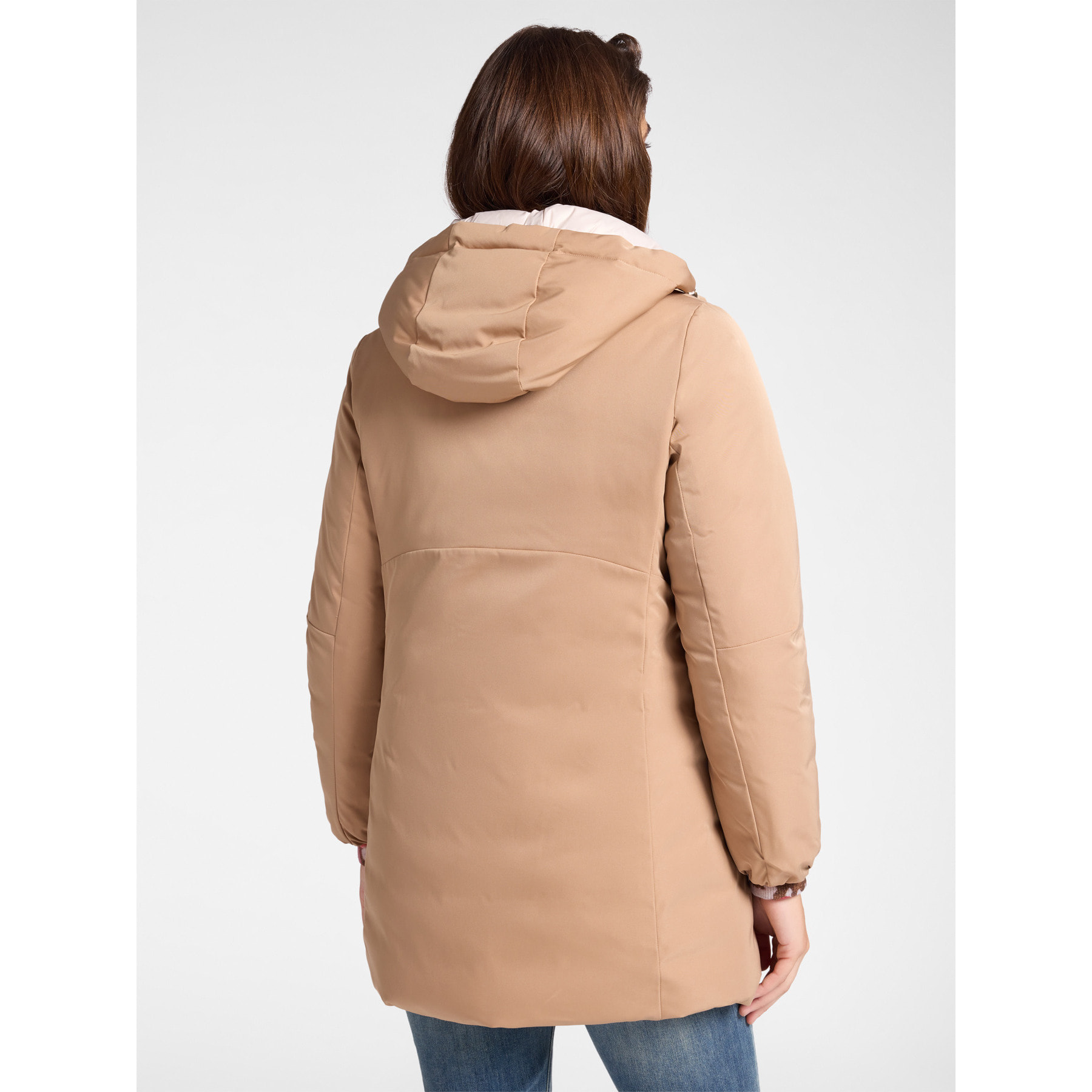 Elena Mirò - Piumino reversibile in nylon antigoccia - Beige