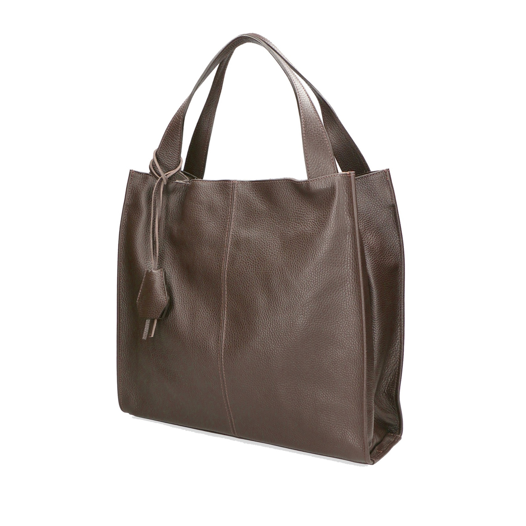 Borsa a spalla da donna - Modello Aelia - Vera pelle - 40.0 x 36.0 x 12.0 cm
