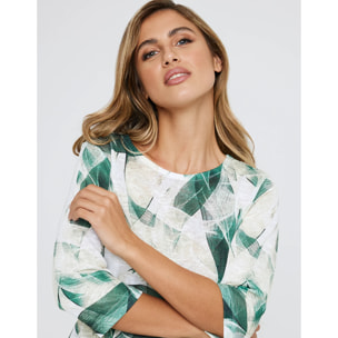 Camiseta Media Manga Estampada - Alcaniz