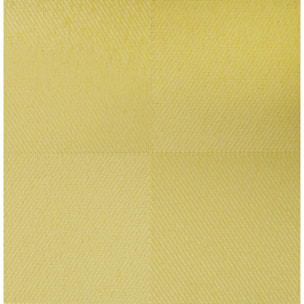 White & White Tovaglia antimacchia_DAMA_140x180 effetto cotone Giallo