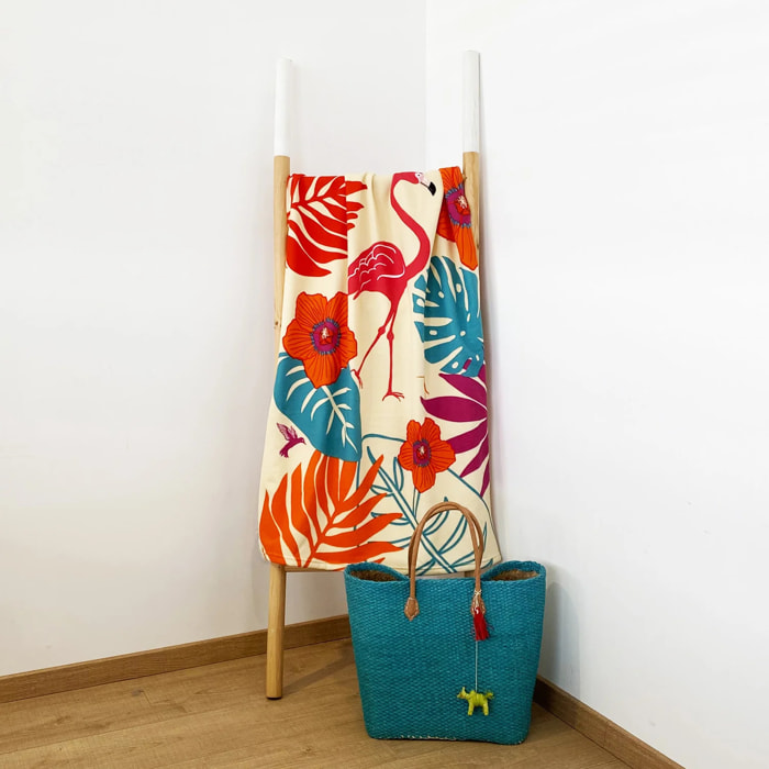 Serviette de plage microfibre enfant - Lindy - 70x140cm - 250g/m²