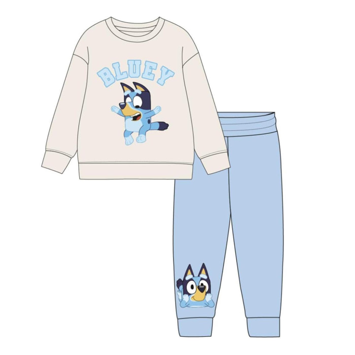 Conjunto cómodo y suave para niños de uso diario "Bluey"
