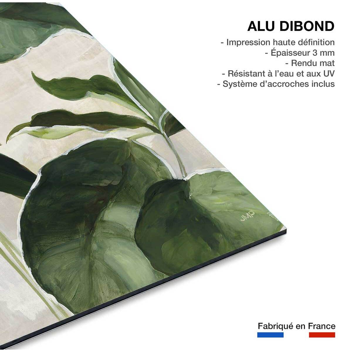 Tableau Aquarelle botanique Tableau alu Dibond