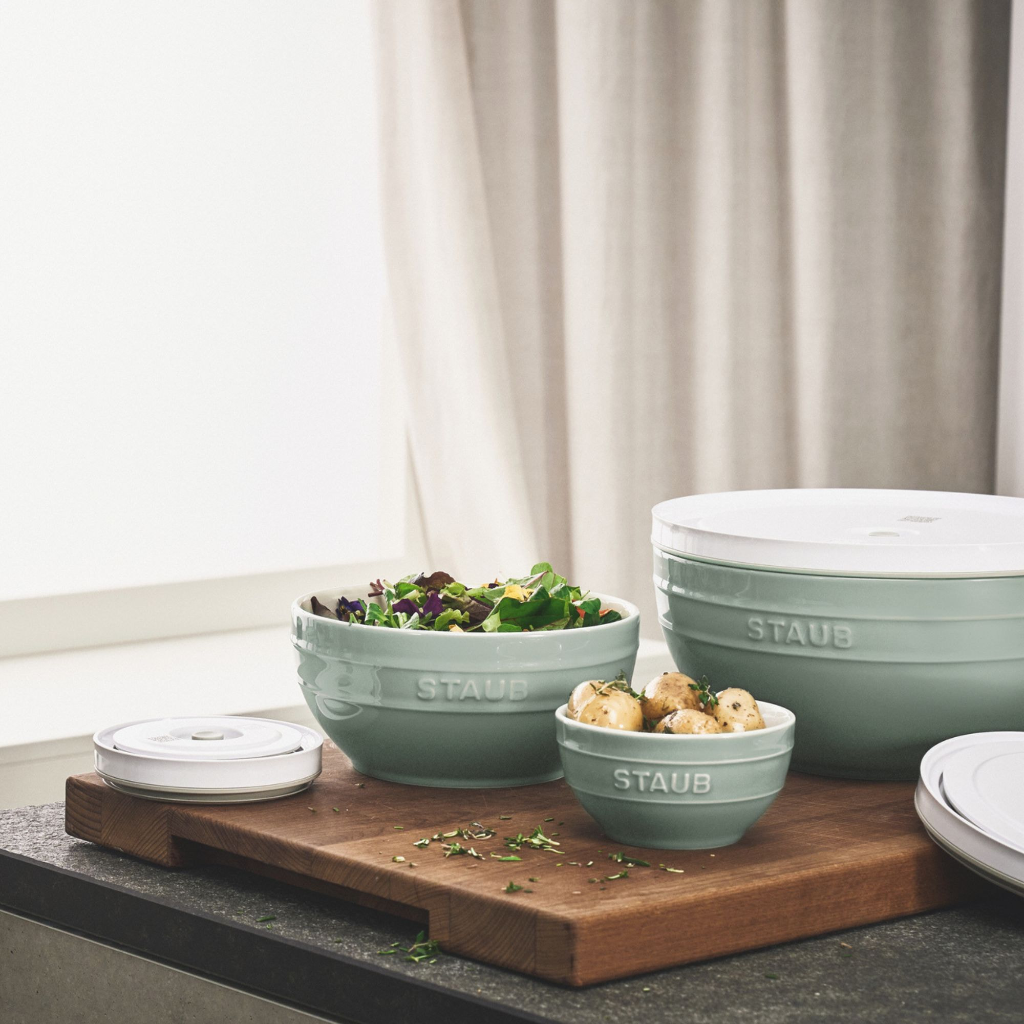 Bol 18 cm, Céramique, Eucalyptus