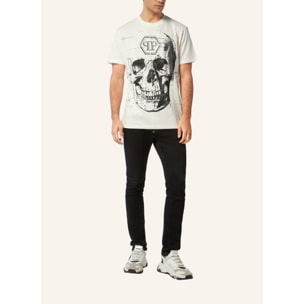 PHILIPP PLEIN T-Shirt Round Neck Ss SKULL