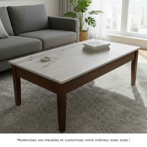 Rouleau adhésif bois blanc-gris au mètre - Autocollants Revêtement Adhésif Cuisine Meubles Salle de bain