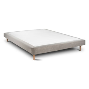 Ensemble 2p - Matelas Ressorts ensachés et mémoire de forme - Maxi Epaisseur : 26cm - Confort : Équilibré - Bouclette - Windsor