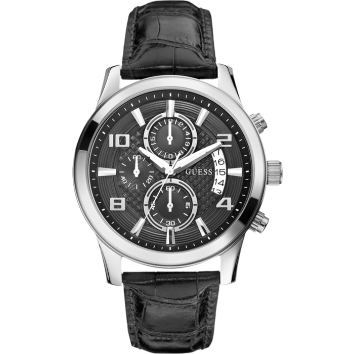Reloj Guess W0076G1 Hombre Analogico Cuarzo con Correa de Piel