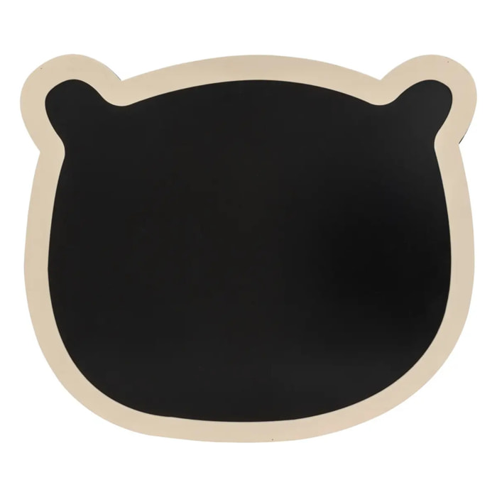 Tableau ardoise ourson H.48cm