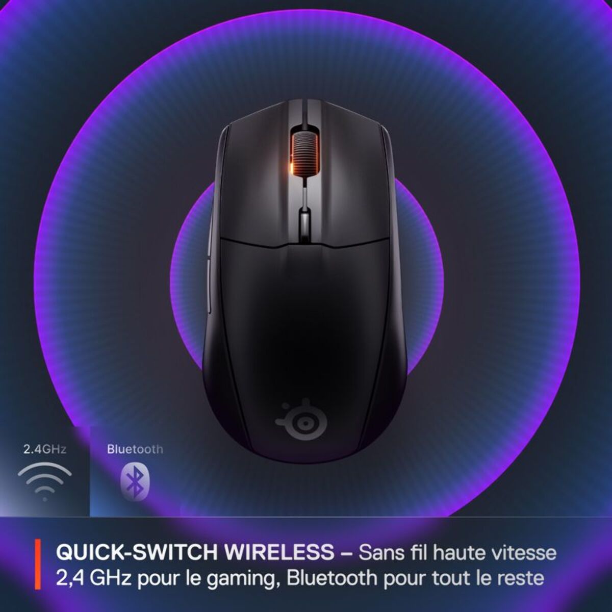 Souris Gamer Sans Fil STEELSERIES Rival 3 WL Gen 2 Noir
